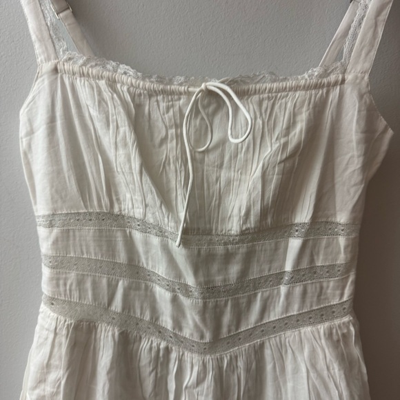 Abercrombie & Fitch lace corset mini skort dress in white Sz S NWT!! - Picture 5 of 8